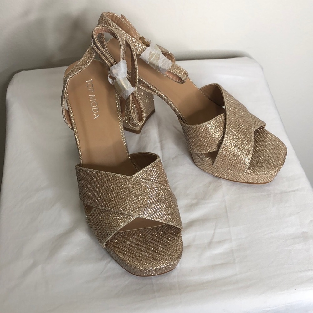 Top moda ankle strap formal open toe platform strappy high heeled pumps …